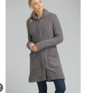 Prana Elsin sweater coat. Size:Small